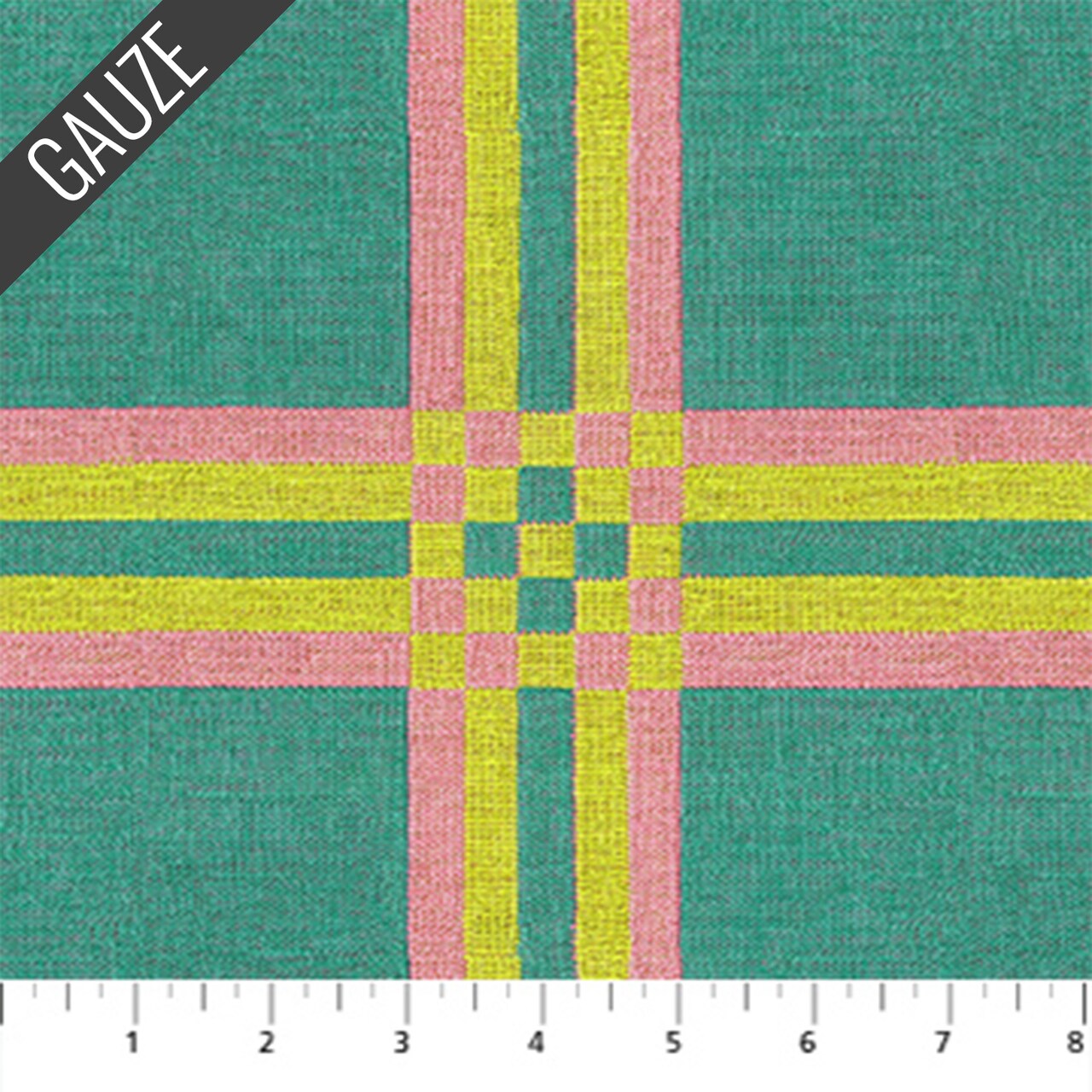 Encounter Triple Gauze in Lemonade (wamt106-52v) | Narrative Wovens | Anna Maria | Northcott